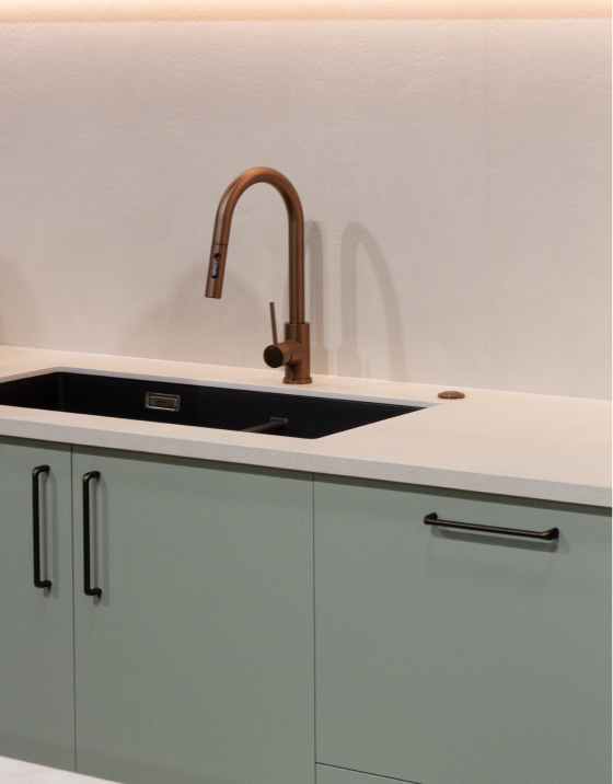 Olive Green Kitchen